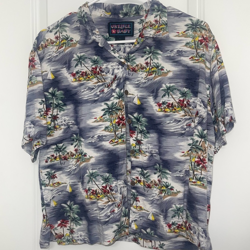 Hawaiian button down shirt